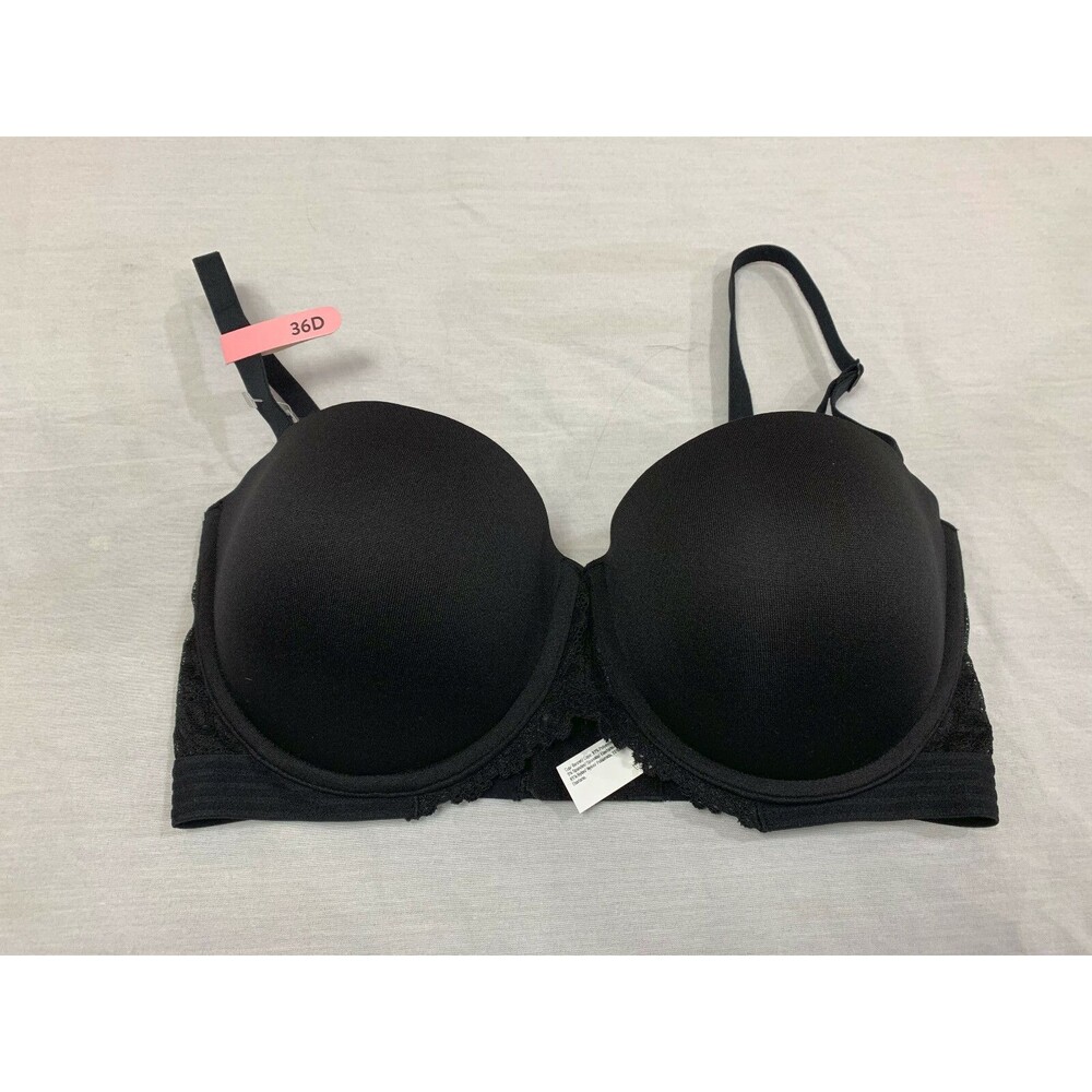 NWT MAIDENFORM PUSH UP WOMENS STRAPLESS UNDERWIRE BRA SIZE 36D SE1102